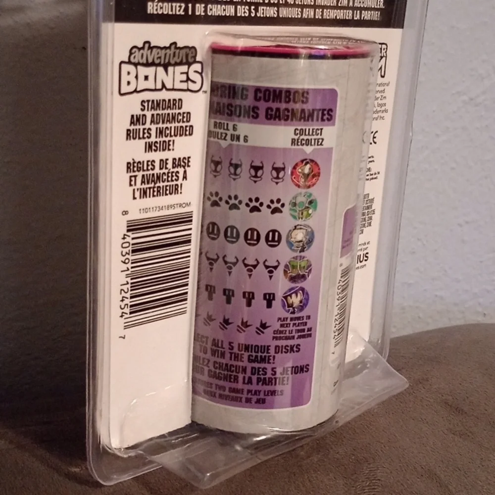 Nickelodeon Invader Zim Adventure Bones Game Set - Purple and Green